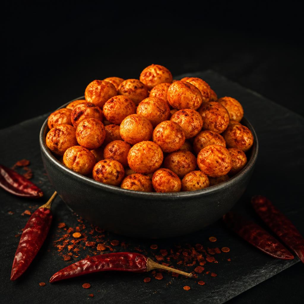 Peri peri flavoured roasted makhana foxnuts
