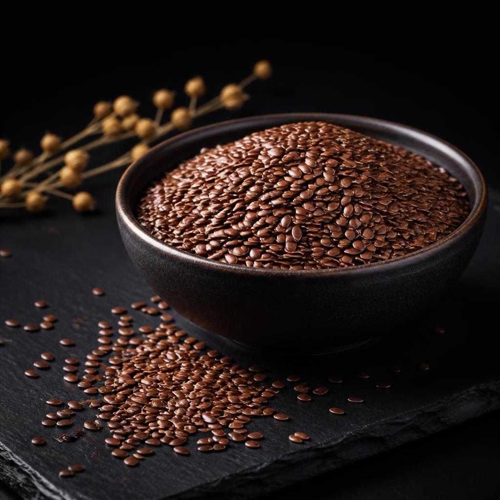 Premium brown flax seeds
